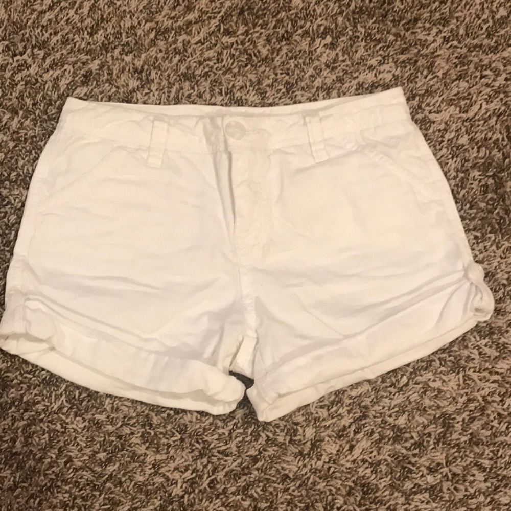 Justice white shorts